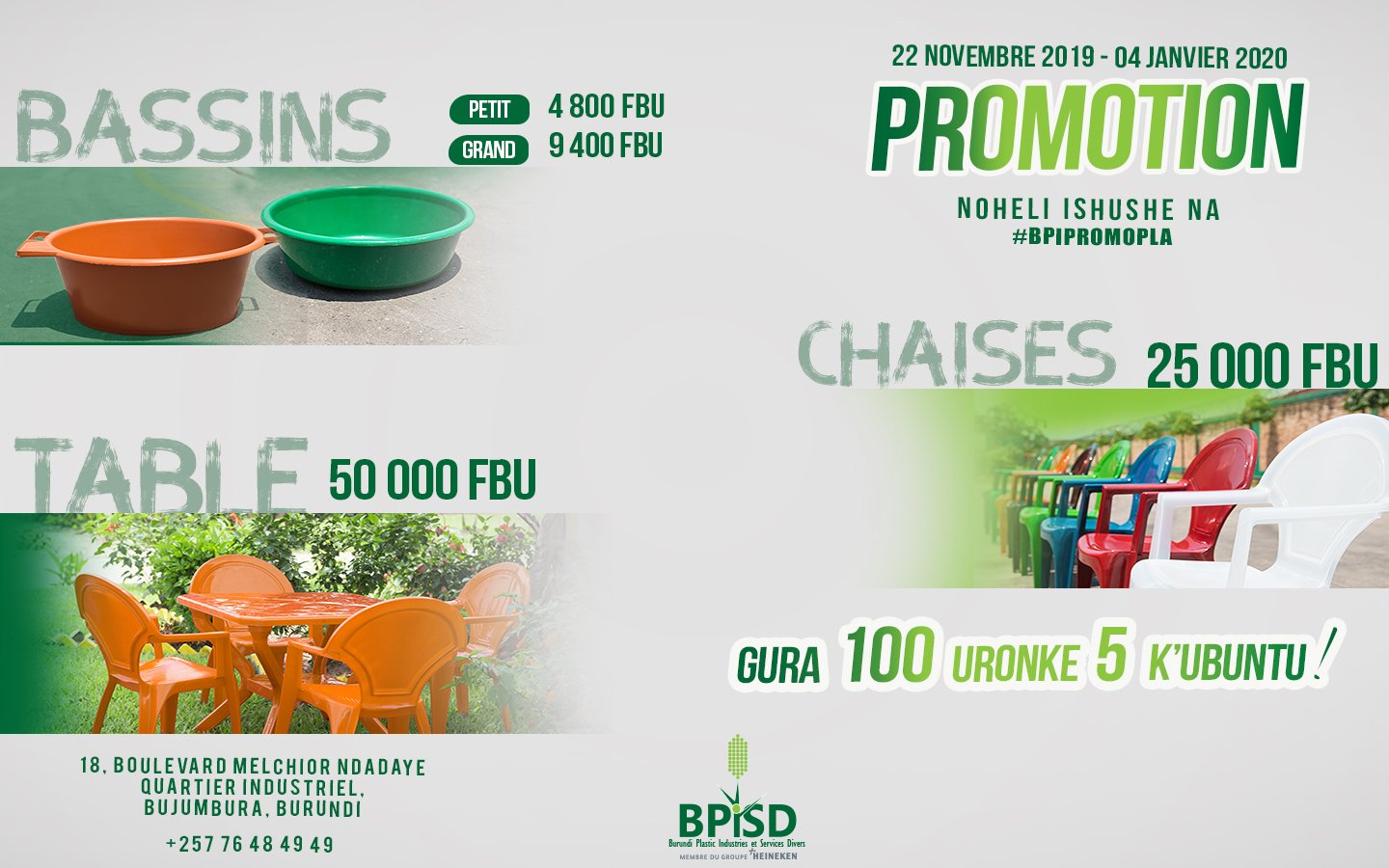 Promotion : Noheli Ishushe na BPI PromoPla